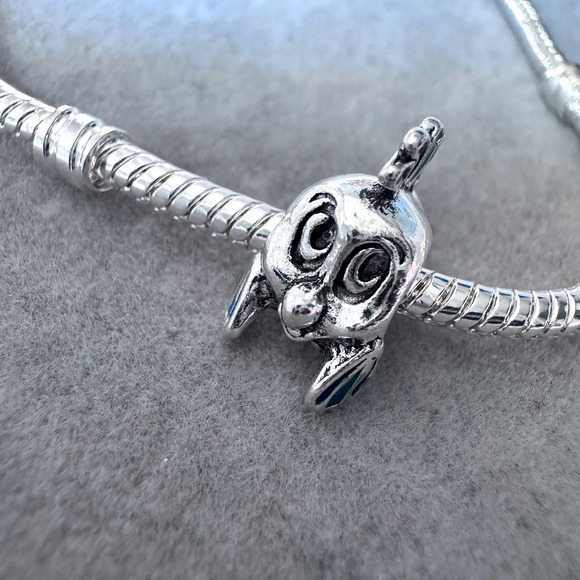 Disney The Little Mermaid Flounder Fish Enamel Charm fits PANDORA - Picture 4 of 5